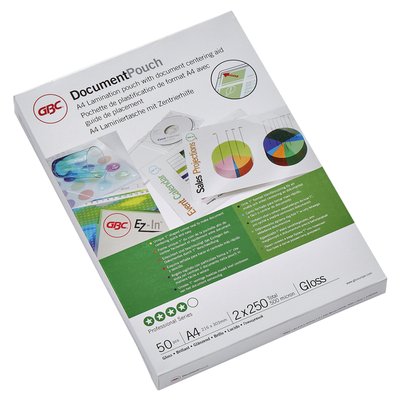 Pochette de plastification GBC A4 2x250micron 50 pièces