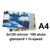 Pochette de plastification GBC A4 highspeed 2x125mic 100 pièces Photo