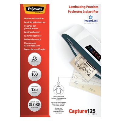 Pochette de plastification Fellowes A5 2x125micron 100 pièces