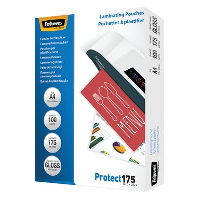 Lamineerhoes Fellowes A4 2x175micron glans 100 stuks
