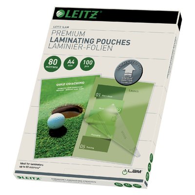 Pochette de plastification Leitz Ilam A4 2x80 microns 100 pièces