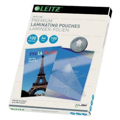 Pochette de plastification Leitz iLAM A4 2x100 micron 100 pièces