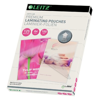 Pochette de plastification Leitz iLAM A4 2x125 microns 100 pièces