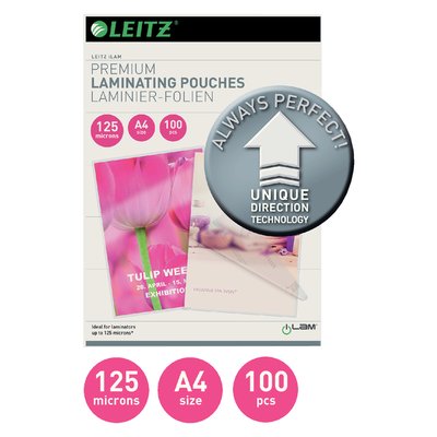 Pochette de plastification Leitz iLAM A4 2x125 microns 100 pièces