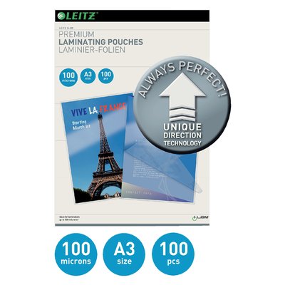 Lamineerhoes Leitz iLAM A3 2x100micron 100 stuks
