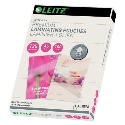 Pochette de plastification Leitz iLAM A5 2x125 micron 100 pièces