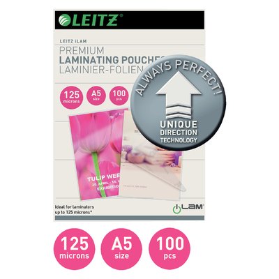 Pochette de plastification Leitz iLAM A5 2x125 micron 100 pièces
