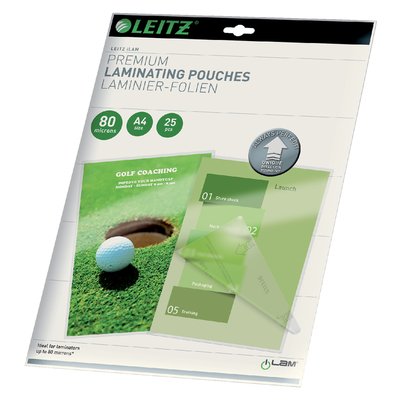 Lamineerhoes Leitz iLAM A4 2x80micron 25 stuks