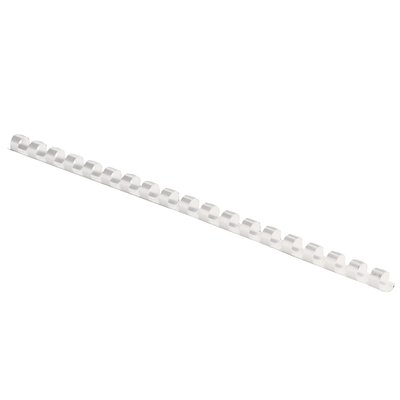 Bindrug Fellowes 6mm 21rings A4 wit 100 stuks