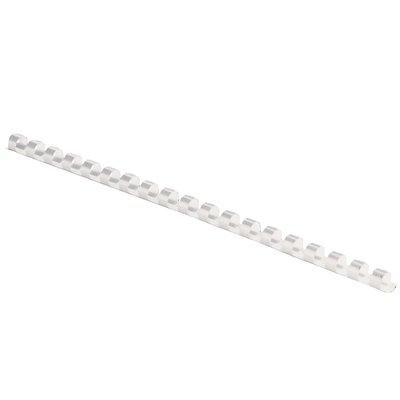 Bindrug Fellowes 8mm 21rings A4 wit 100 stuks