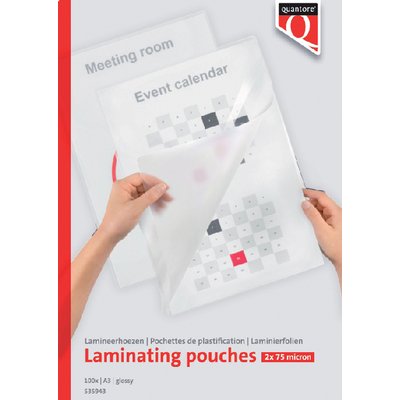 Lamineerhoes Quantore A3 2x75micron 100 stuks