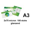 Lamineerhoes Quantore A3 2x75micron 100 stuks foto