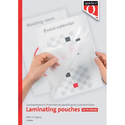 Lamineerhoes Quantore A4 2x75micron 100 stuks