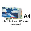 Lamineerhoes Quantore A4 2x125micron 100 stuks foto