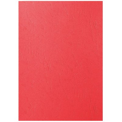 Voorblad GBC A4 lederlook rood 100 stuks