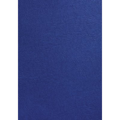 Couverture GBC A4 similicuir bleu roi 100 pièces