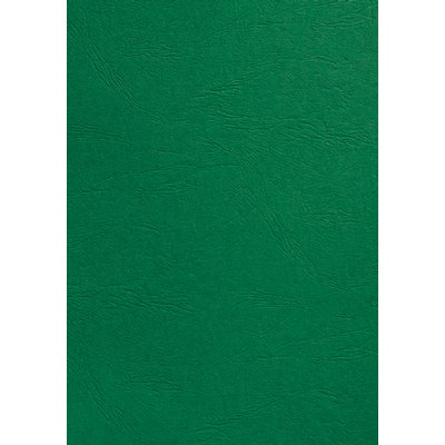 Voorblad GBC A4 lederlook groen 100 stuks