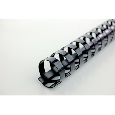 Bindrug GBC 6mm 21rings A4 zwart 100 stuks