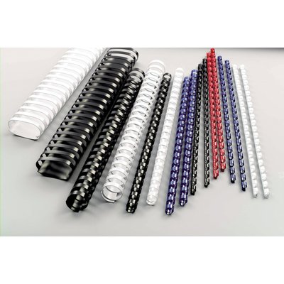 Bindrug GBC 6mm 21rings A4 zwart 100 stuks
