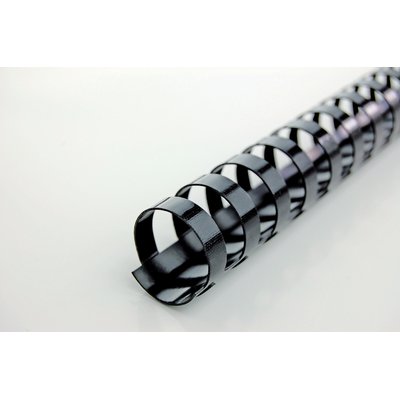 Bindrug GBC 8mm 21rings A4 zwart 100 stuks