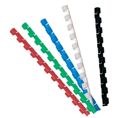 Bindrug GBC 8mm 21rings A4 blauw 100 stuks
