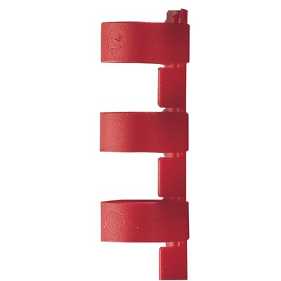 Bindrug GBC 10mm 21rings A4 rood 100 stuks