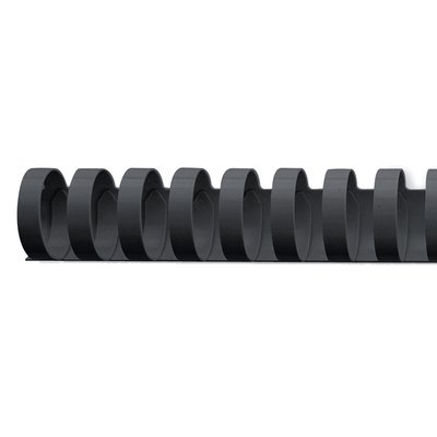 Bindrug GBC 19mm 21rings A4 zwart 100 stuks