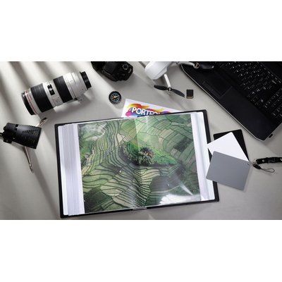 Showmap Rillstab A4 12 kanaals 120-tassen zwart