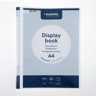 Showmap Europel Frontview A4 20-tassen wit