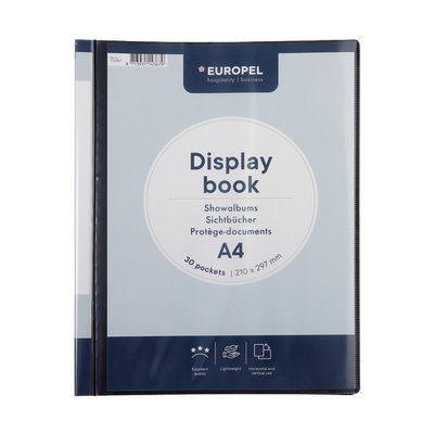 Showmap Europel Frontview A4 30-tassen antraciet