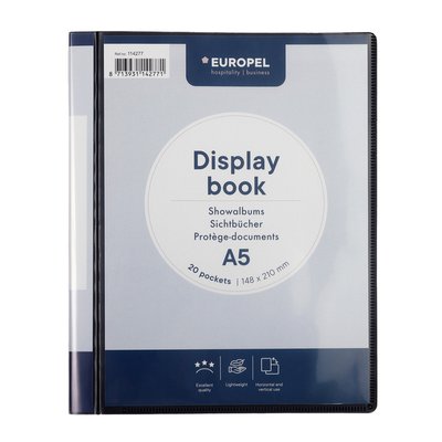 Showmap Europel Frontview A5 20-tassen antraciet
