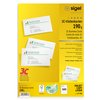 Cartes de visite Sigel 85x55mm uni 190g coins arrondis blanc 100 pièces Photo