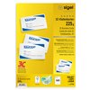 Cartes de visite Sigel 85x55mm uni 225g coins arrondis blanc 100 pièces Photo