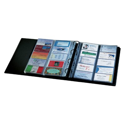 Classeur cartes de visite Sigel VZ301 400 cartes noir