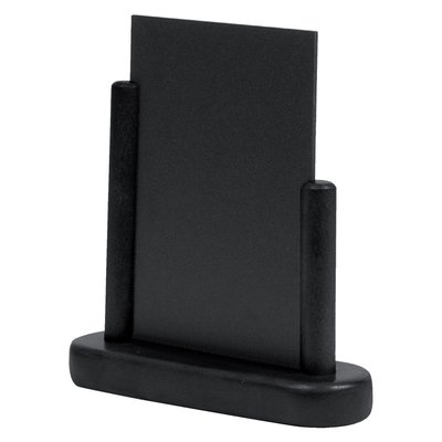 Ardoise de table Securit 170x160x50mm bois noir