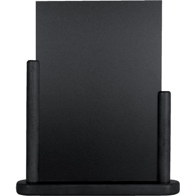 Ardoise de table Securit 170x160x50mm bois noir