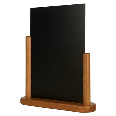 Ardoise de table Securit 323x270x71mm bois teck