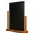Ardoise de table Securit 323x270x71mm bois teck