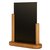 Ardoise de table Securit 170x160x50cm bois teck