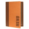 Protège-menu Securit Trendy A5 1x 2 pochettes brun Photo