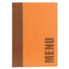 Protège-menu Securit Trendy A5 1x 2 pochettes brun Photo