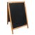 Stoepbord Securit 550x850x30mm teak hout