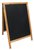 Stoepbord Securit 550x850x30mm teak hout