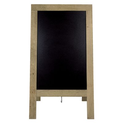 Stoepbord Securit 720x1310x40mm steigerhout