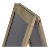 Stoepbord Securit 720x1310x40mm steigerhout foto