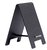 Krijtbord securit mini tafel set 5 stuks zwart