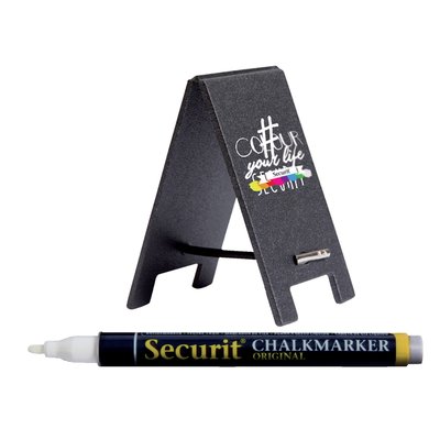 Ardoise de table Securit Mini set 5 pièces noir