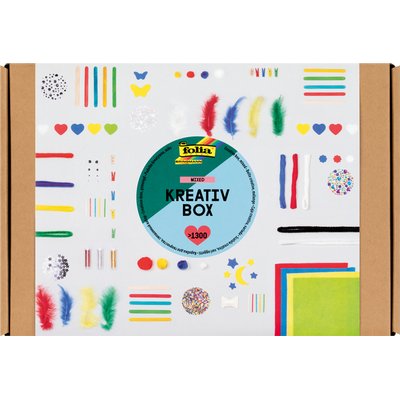 Boîte loisirs créatifs plus de 1300 articles assorti
