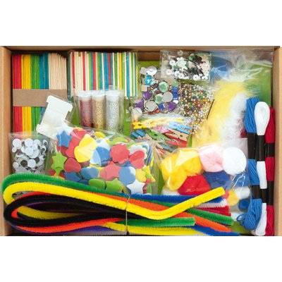 Boîte loisirs créatifs plus de 1300 articles assorti