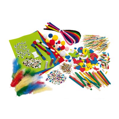 Boîte loisirs créatifs plus de 1300 articles assorti